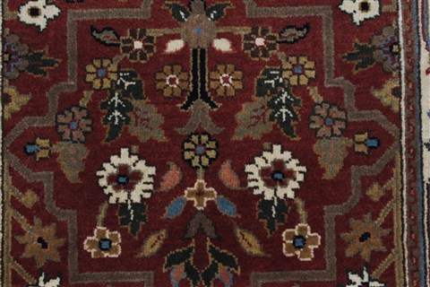 Semnan Brown Runner Hand Knotted 20 X 711 Area Rug 250-24563 Image 3
