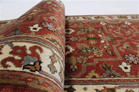 Semnan Brown Runner Hand Knotted 20 X 711 Area Rug 250-24563 Image 9
