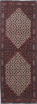 Bidjar Beige Runner Hand Knotted 2'6" X 6'8"  Area Rug 250-24574