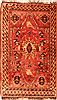 Gabbeh Red Hand Knotted 37 X 62  Area Rug 100-24578 Thumb 0