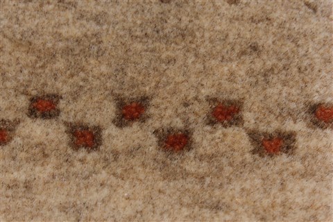 Gabbeh Beige Runner Hand Knotted 27 X 711 Area Rug 250-24592 Image 7