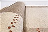 Gabbeh Beige Runner Hand Knotted 27 X 711 Area Rug 250-24592 Thumb 11