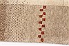 Gabbeh Beige Runner Hand Knotted 27 X 711  Area Rug 250-24592 Thumb 3