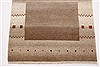 Gabbeh Beige Runner Hand Knotted 27 X 711 Area Rug 250-24592 Thumb 5