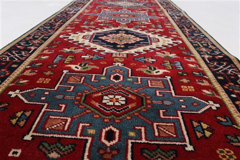 Karajeh Red Runner Hand Knotted 20 X 711 Area Rug 250-24596 Image 12