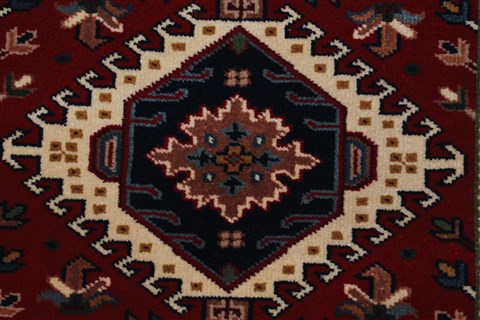 Karajeh Red Runner Hand Knotted 20 X 711 Area Rug 250-24596 Image 3