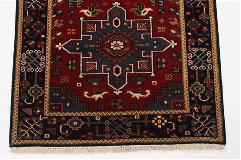 Karajeh Red Runner Hand Knotted 20 X 711 Area Rug 250-24596 Image 4