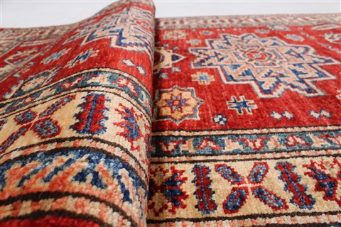 Kazak Red Runner Hand Knotted 29 X 810  Area Rug 250-24599 Image 10