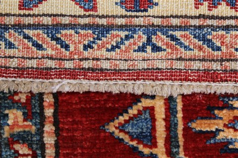 Kazak Red Runner Hand Knotted 29 X 810  Area Rug 250-24599 Image 12