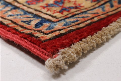 Kazak Red Runner Hand Knotted 29 X 810  Area Rug 250-24599 Image 6