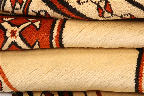 Gabbeh White Hand Knotted 34 X 63 Area Rug 100-24624 Image 5