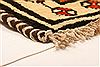 Gabbeh White Hand Knotted 34 X 63 Area Rug 100-24624 Thumb 8