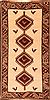 Gabbeh Beige Runner Hand Knotted 35 X 68  Area Rug 100-24625 Thumb 0