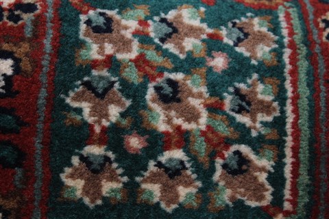 Tabriz Beige Runner Hand Knotted 27 X 78 Area Rug 250-24633 Image 11