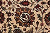 Tabriz Beige Runner Hand Knotted 27 X 78  Area Rug 250-24633 Thumb 5