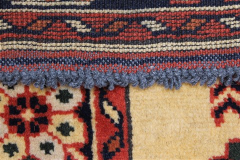 Turkman Yellow Runner Hand Knotted 29 X 68 Area Rug 250-24635 Image 13