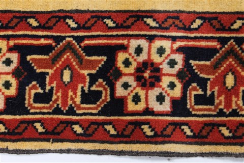 Turkman Yellow Runner Hand Knotted 29 X 68 Area Rug 250-24635 Image 2