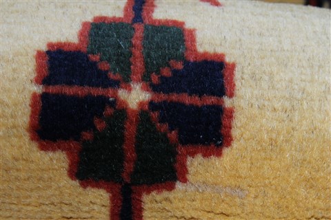Turkman Yellow Runner Hand Knotted 29 X 68 Area Rug 250-24635 Image 9
