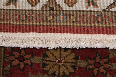 Sanandaj Brown Runner Hand Knotted 26 X 80 Area Rug 250-24641 Image 11