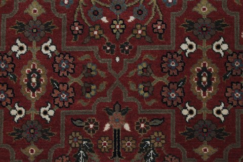 Sanandaj Brown Runner Hand Knotted 26 X 80 Area Rug 250-24641 Image 3