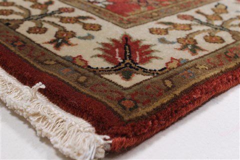 Sanandaj Brown Runner Hand Knotted 26 X 80 Area Rug 250-24641 Image 5