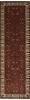 Sanandaj Brown Runner Hand Knotted 26 X 80  Area Rug 250-24641 Thumb 0