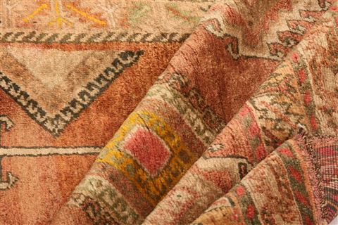 Gabbeh Red Hand Knotted 49 X 71 Area Rug 100-24644 Image 4