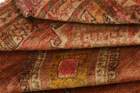 Gabbeh Red Hand Knotted 49 X 71 Area Rug 100-24644 Image 6