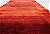 Gabbeh Red Runner Hand Knotted 28 X 79 Area Rug 250-24646 Thumb 1
