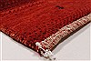 Gabbeh Red Runner Hand Knotted 28 X 79  Area Rug 250-24646 Thumb 5