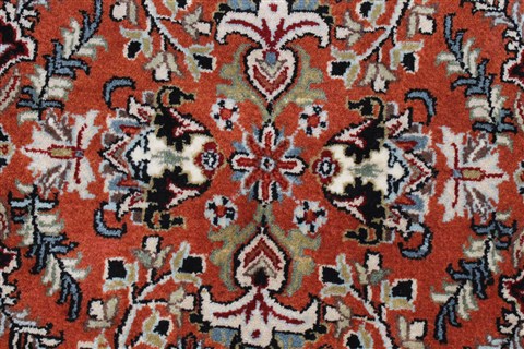 Sarouk Brown Runner Hand Knotted 24 X 82 Area Rug 250-24648 Image 5