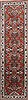 Sarouk Brown Runner Hand Knotted 24 X 82 Area Rug 250-24648 Thumb 0