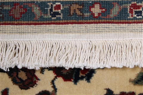 Tabriz Beige Runner Hand Knotted 28 X 80 Area Rug 250-24650 Image 1