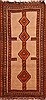 Gabbeh Red Hand Knotted 32 X 66  Area Rug 100-24651 Thumb 0
