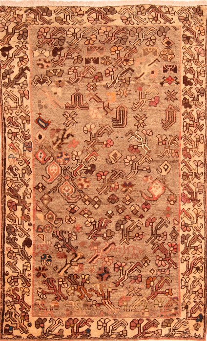 Gabbeh Grey Hand Knotted 311 X 64  Area Rug 100-24652 Image 0