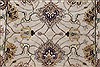 Tabriz Beige Runner Hand Knotted 27 X 81  Area Rug 250-24654 Thumb 4