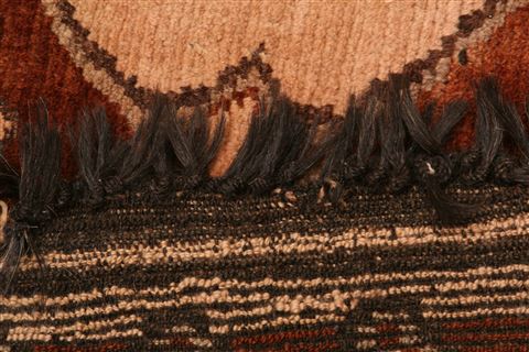 Gabbeh Red Hand Knotted 45 X 73 Area Rug 100-24655 Image 8