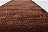 Gabbeh Brown Runner Hand Knotted 26 X 84  Area Rug 250-24657 Thumb 11