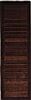Gabbeh Brown Runner Hand Knotted 26 X 84 Area Rug 250-24657 Thumb 0