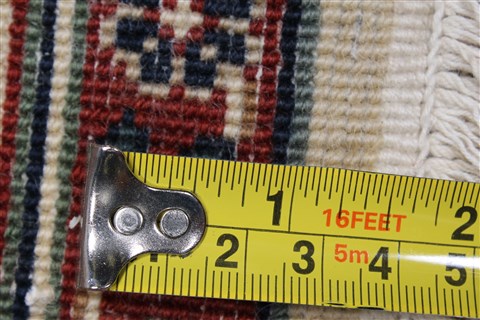 Tabriz Beige Runner Hand Knotted 27 X 711  Area Rug 250-24661 Image 12