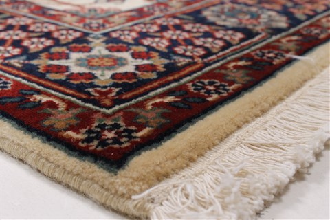 Tabriz Beige Runner Hand Knotted 27 X 711  Area Rug 250-24661 Image 5