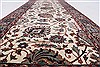 Tabriz Beige Runner Hand Knotted 27 X 711  Area Rug 250-24661 Thumb 1