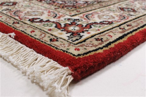Tabriz Red Runner Hand Knotted 27 X 80 Area Rug 250-24662 Image 4