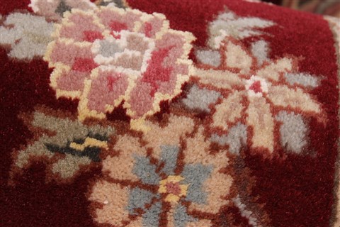 Sino-Persian Red Runner Hand Knotted 26 X 80 Area Rug 250-24663 Image 7