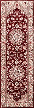 Sino-Persian Red Runner Hand Knotted 2'6" X 8'0"  Area Rug 250-24663