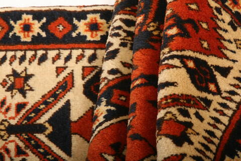 Shiraz Orange Hand Knotted 34 X 59  Area Rug 100-24675 Image 3
