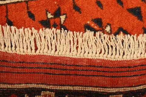 Shiraz Orange Hand Knotted 34 X 59  Area Rug 100-24675 Image 7