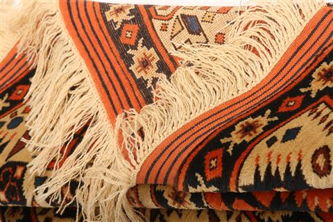 Shirvan Orange Hand Knotted 34 X 52 Area Rug 100-24676 Image 4