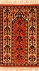 Shiraz Orange Hand Knotted 34 X 52 Area Rug 100-24676 Thumb 0