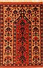 Shiraz Orange Hand Knotted 33 X 48  Area Rug 253-24677 Thumb 0